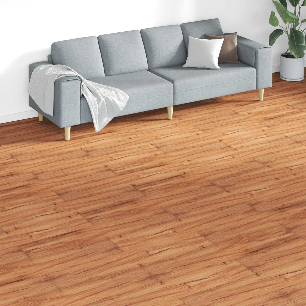 Bodenplanken Natürliche Ulme 5,26 m² 18 stk. PVC
