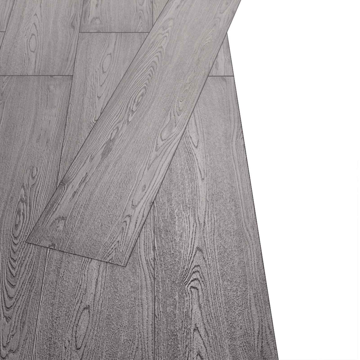 Bodenplanken Dunkelgrau 5,26 m² 18 Stk. PVC