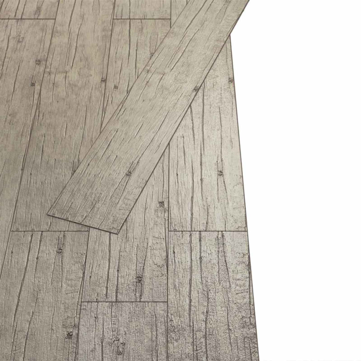 Bodenplanken Eichenwaschung 5,02 m² 36 Stk. PVC