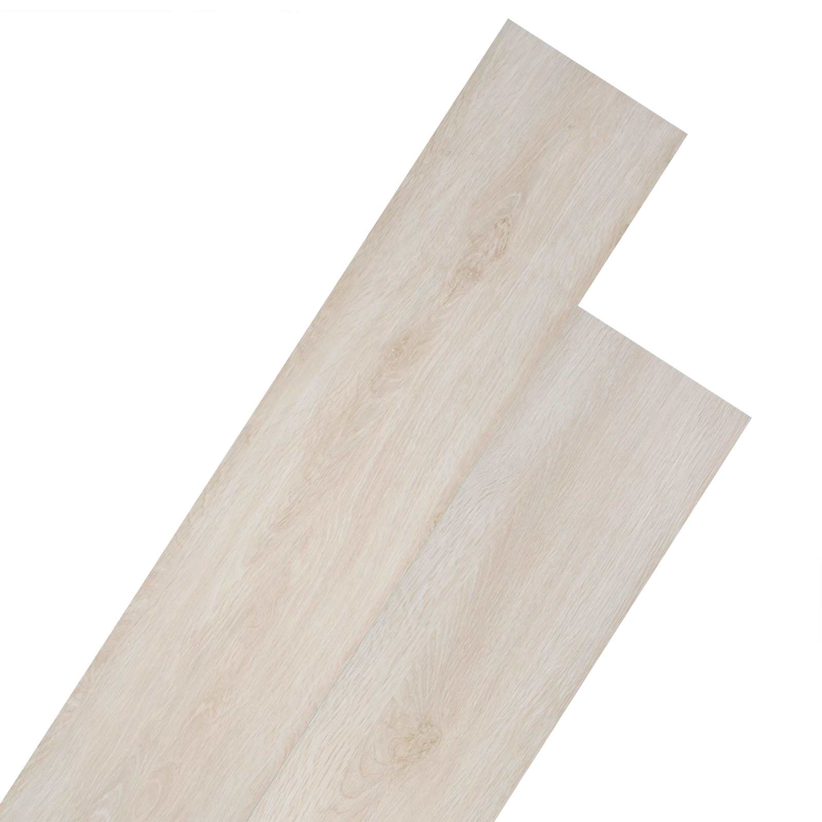 Bodenplanken Eiche Klassik Weiß 5,02 m² 36 Stk. PVC