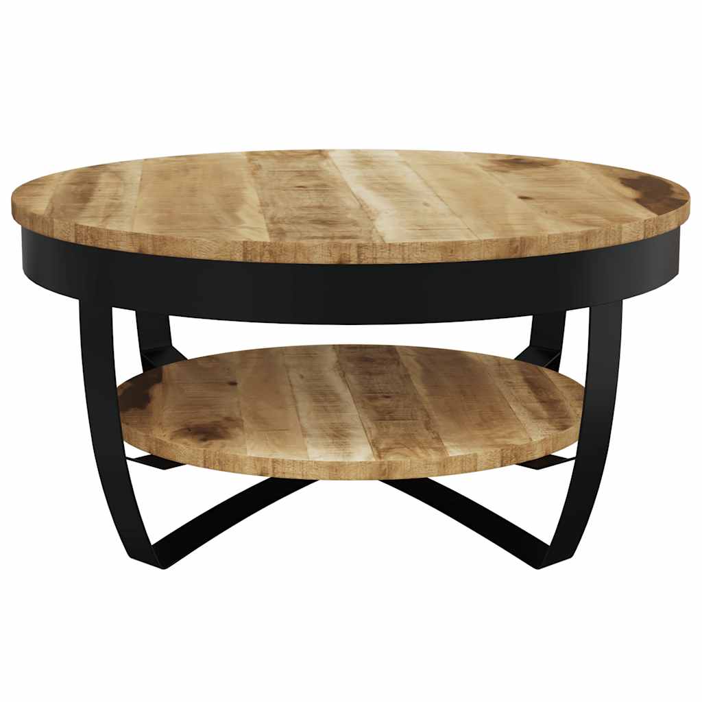 Couchtisch Raues Massives Mangoholz 65x32 cm