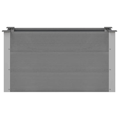 Garten-Hochbeet WPC 100 x 50 x 54 cm Grau