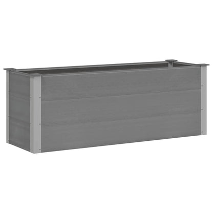 Garten-Hochbeet WPC 150 x 50 x 54 cm Grau
