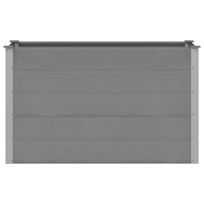 Garten-Hochbeet WPC 150 x 50 x 91 cm Grau
