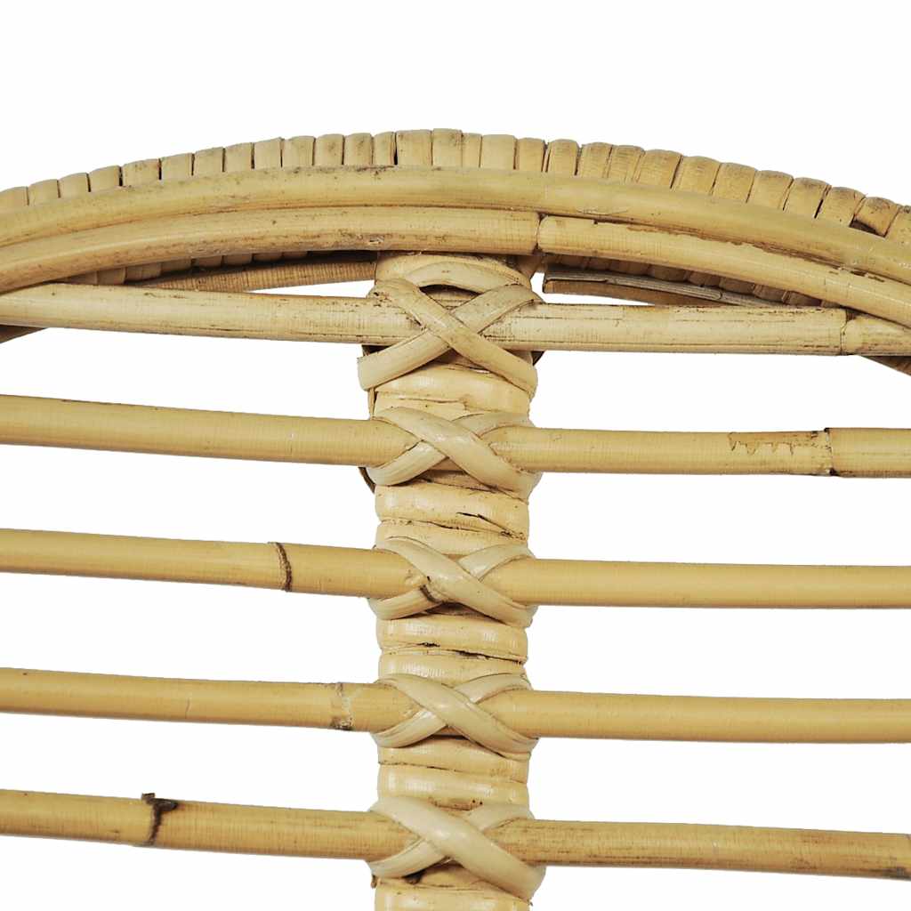 Esszimmerstühle 2 Stk. Natur Rattan