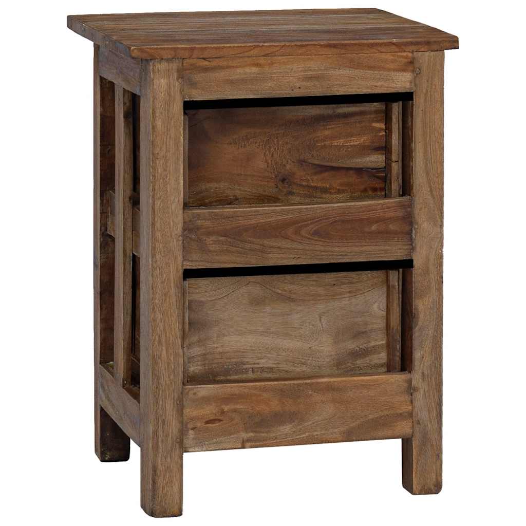 Bedside table solid mahogany 40x30x51 cm