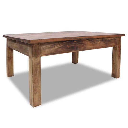 Table basse en acajou massif 98x73x45 cm