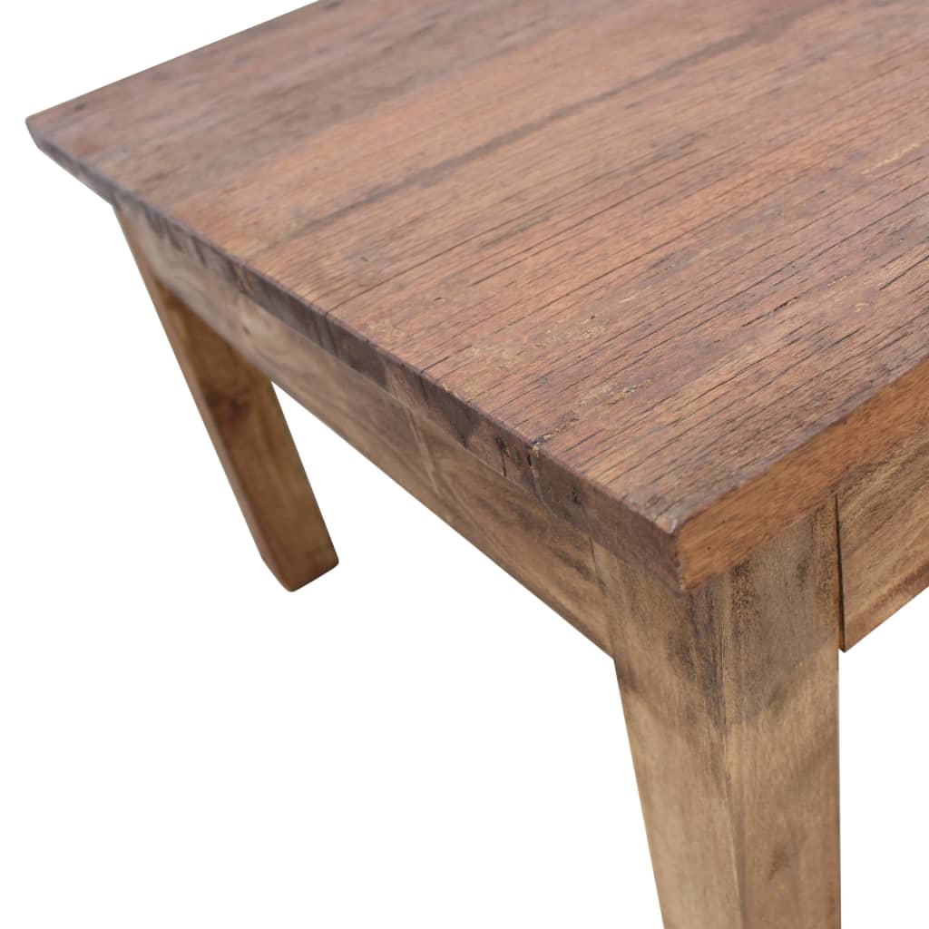 Table basse en acajou massif 98x73x45 cm