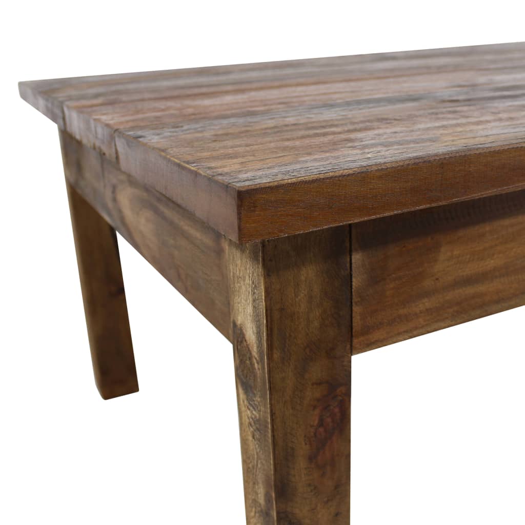 Table basse en acajou massif 98x73x45 cm