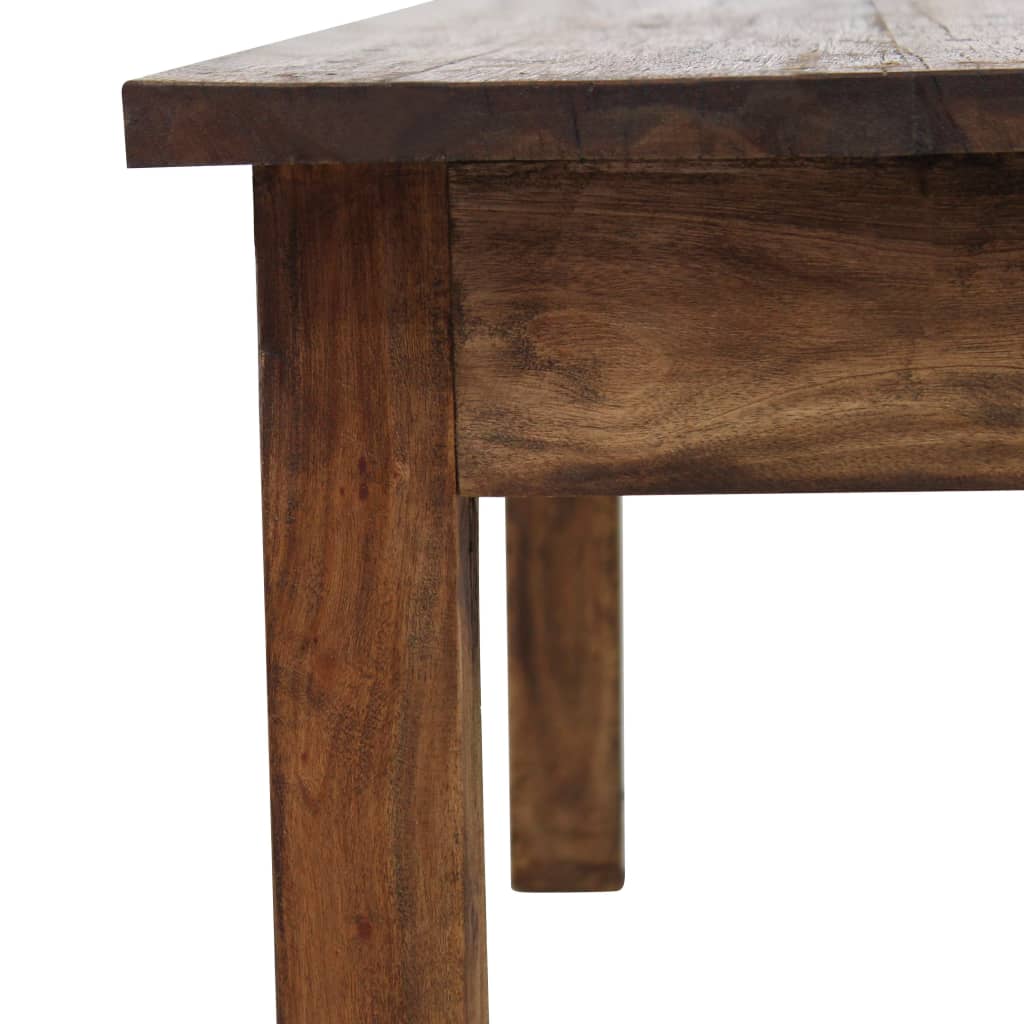Table basse en acajou massif 98x73x45 cm