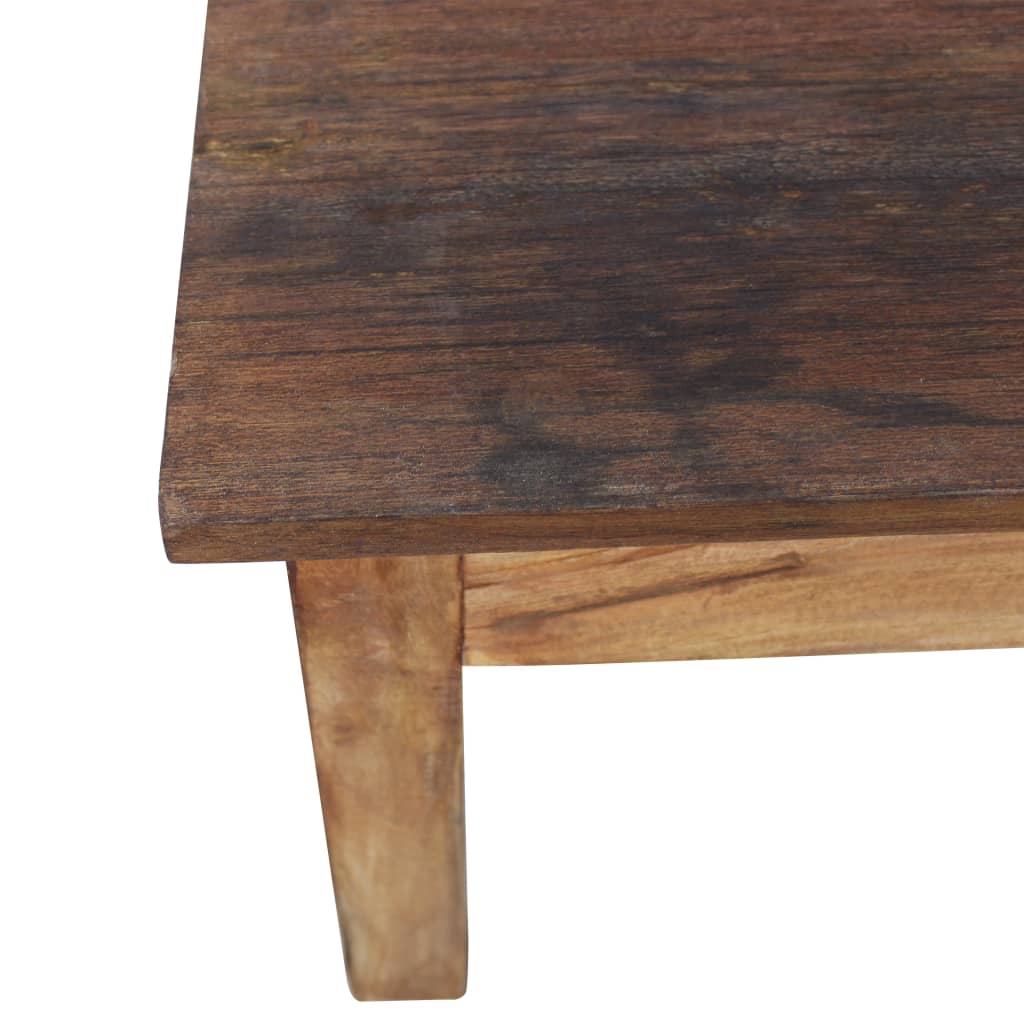 Table basse en acajou massif 98x73x45 cm