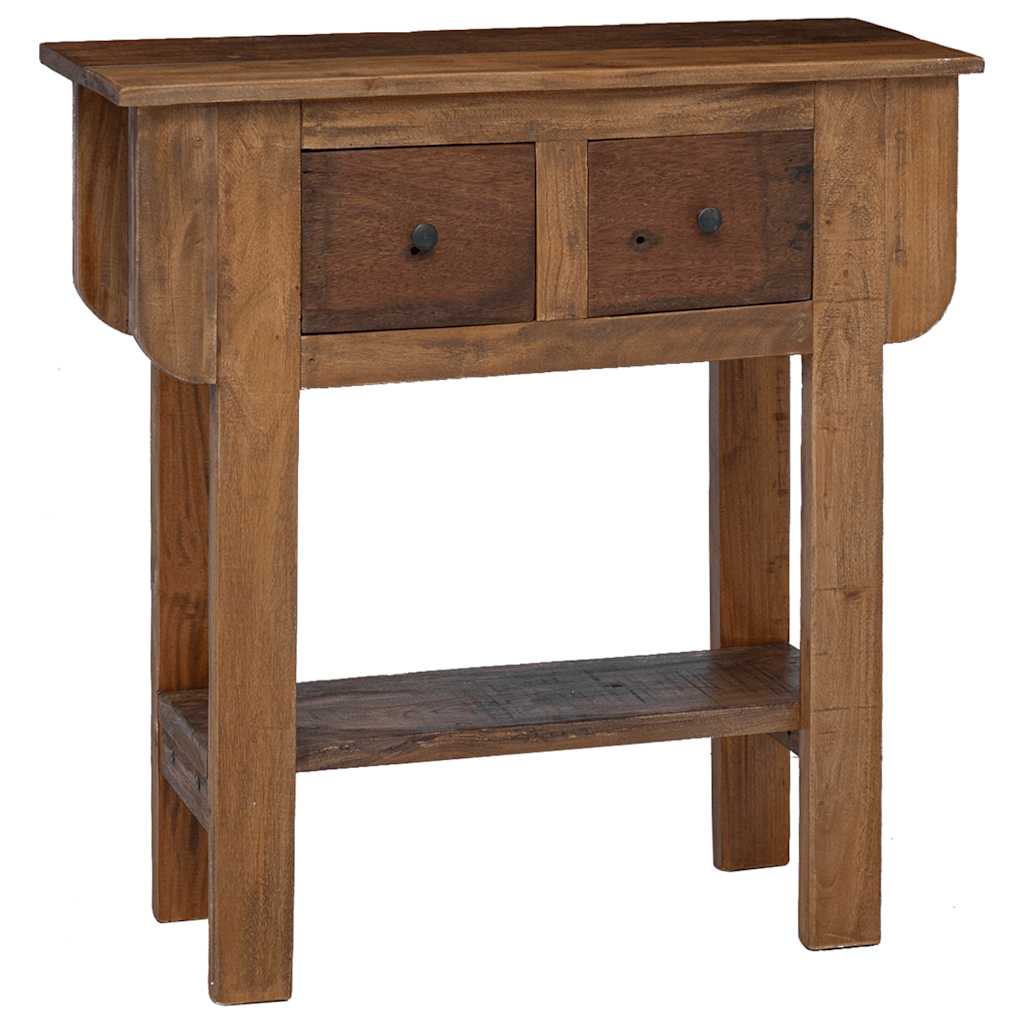 Konsolentisch Gemischtes Altholz 80x35x80 cm