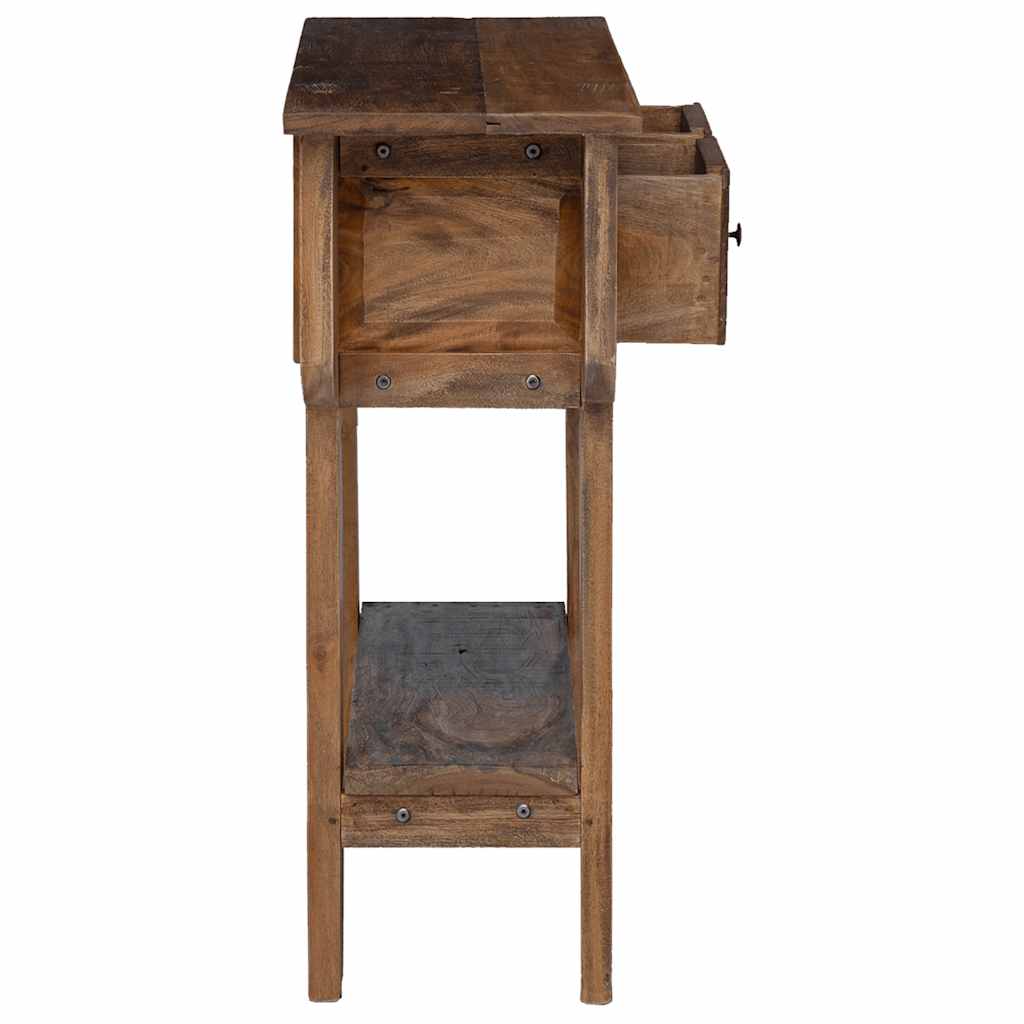 Konsolentisch Gemischtes Altholz 80x35x80 cm