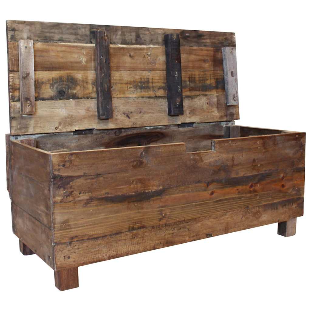 Sitzbank Massives Mahagoniholz 86x40x60 cm