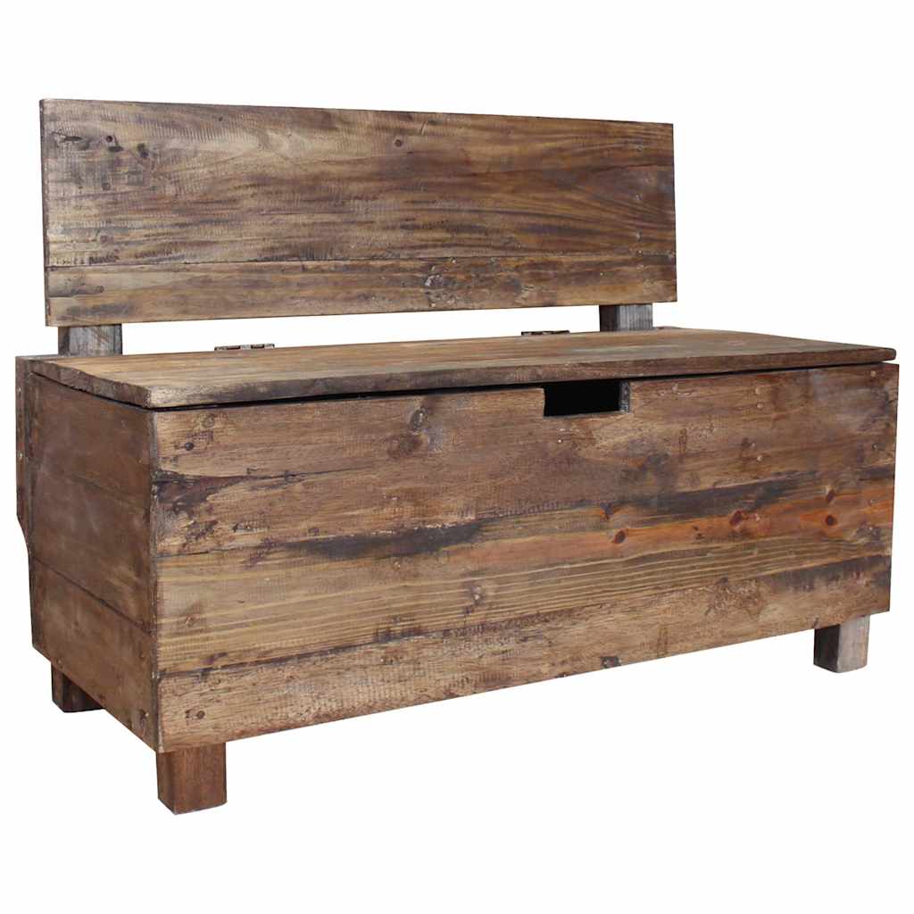 Sitzbank Massives Mahagoniholz 86x40x60 cm