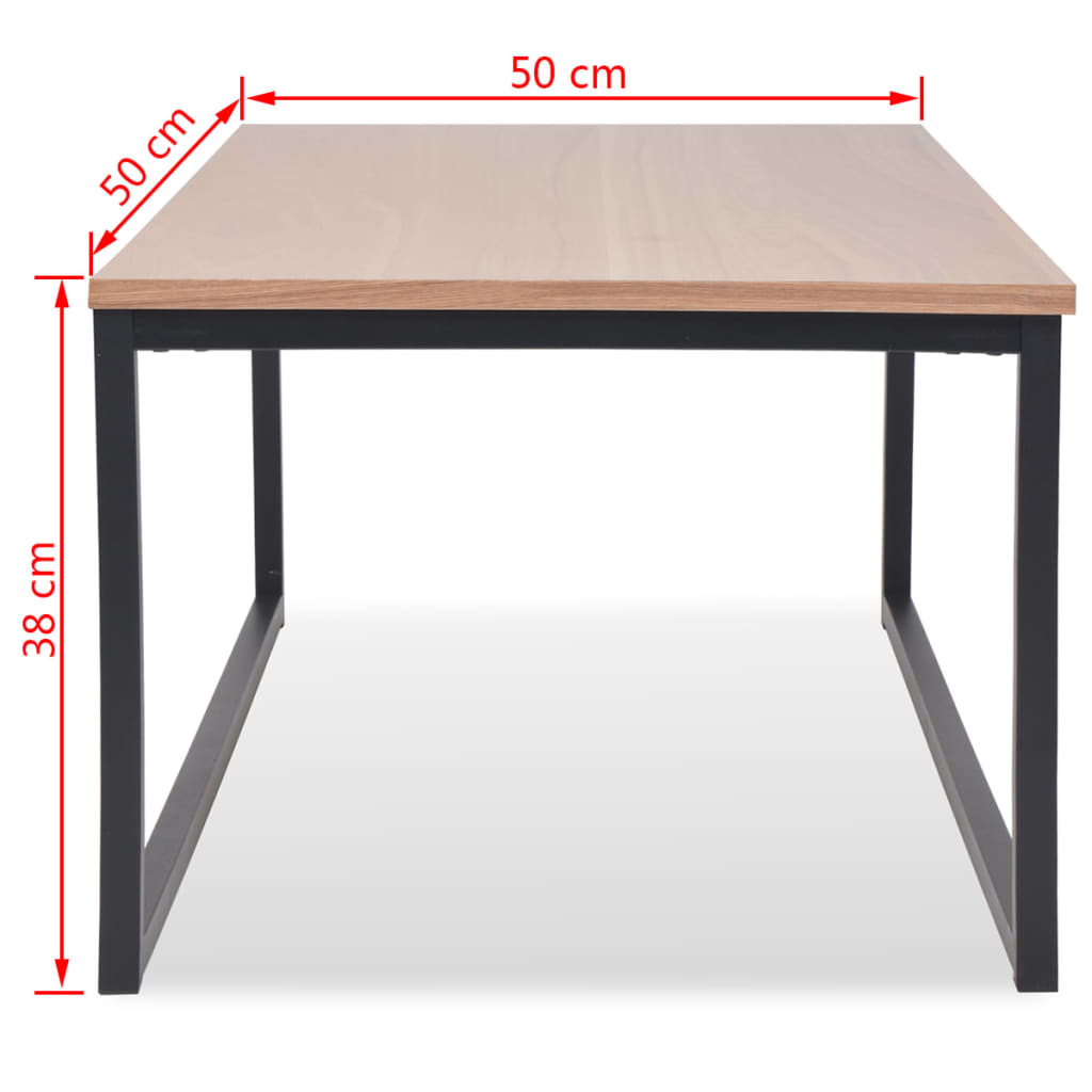 3-piece coffee table set ash wood