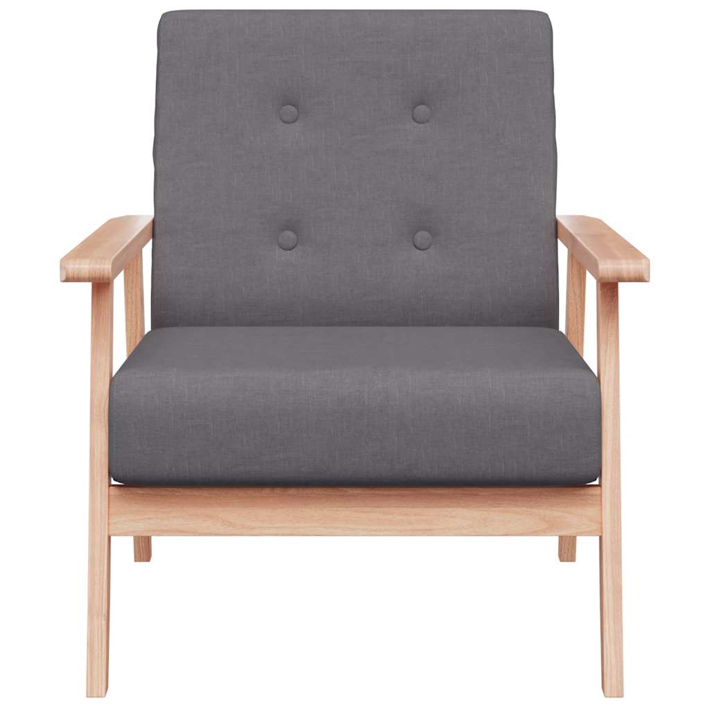 Sessel Dunkelgrau Stoff