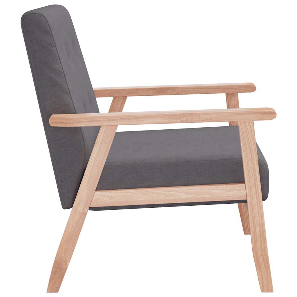 Sessel Dunkelgrau Stoff