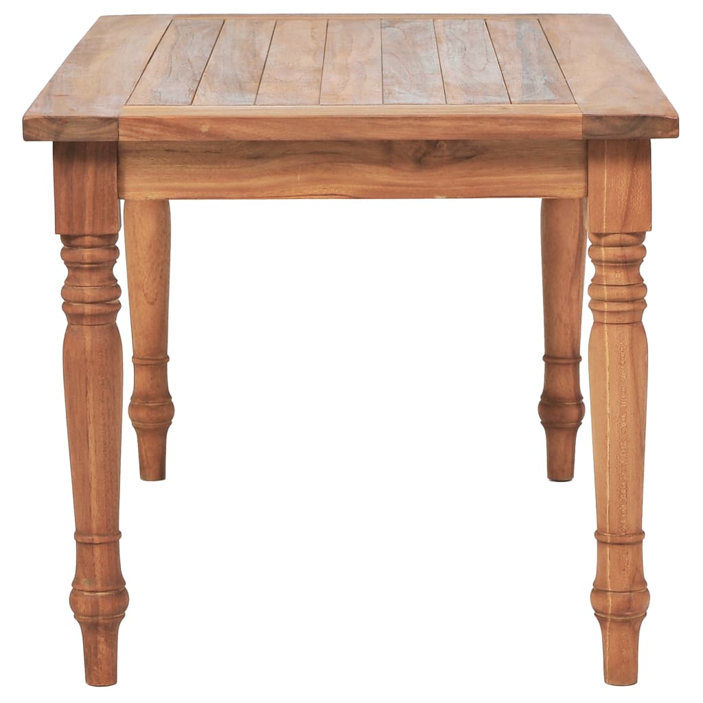 Batavia-Couchtisch Teak 90x50x45 cm