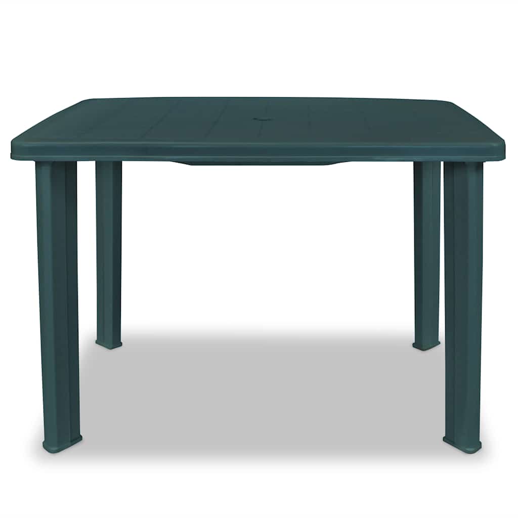 Gartentisch Grün 101x68x72 cm Kunststoff