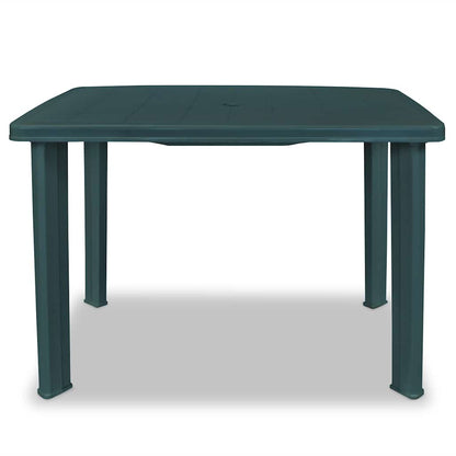 Gartentisch Grün 101x68x72 cm Kunststoff
