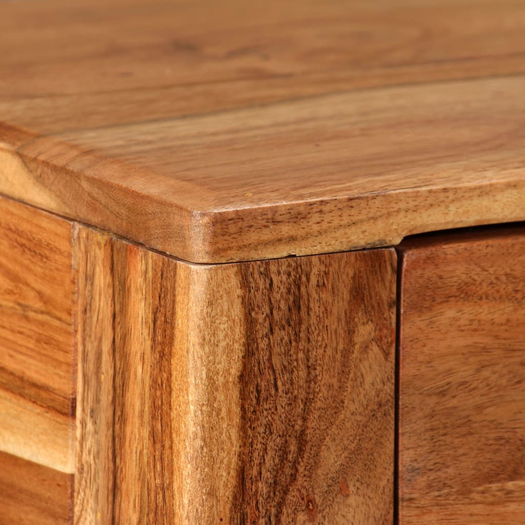 Konsolentisch Massivholz 118 x 30 x 80 cm