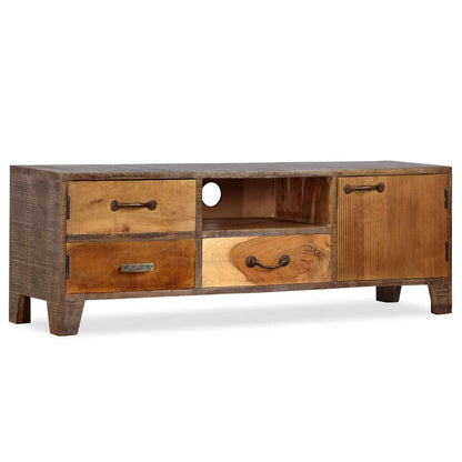 TV-Schrank Massivholz Vintage 118x30x40 cm