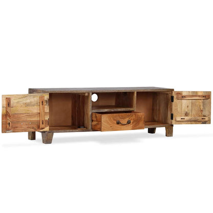 TV-Schrank Massivholz Vintage 118x30x40 cm