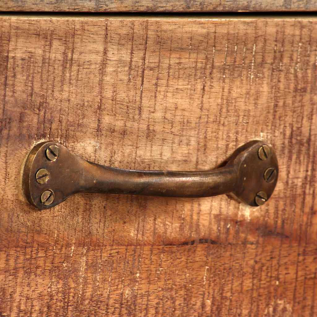 TV-Schrank Massivholz Vintage 118x30x40 cm