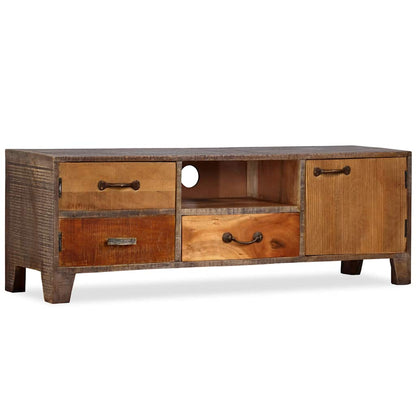 TV-Schrank Massivholz Vintage 118x30x40 cm