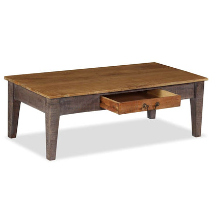 Couchtisch Massivholz Vintage 118 x 60 x 40 cm