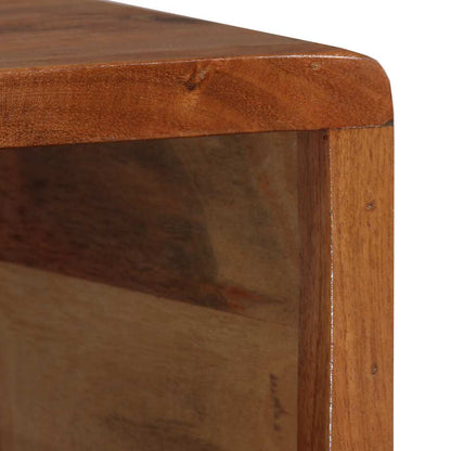 Couchtisch mit Schublade Massivholz Geschnitzt 100x50x40 cm