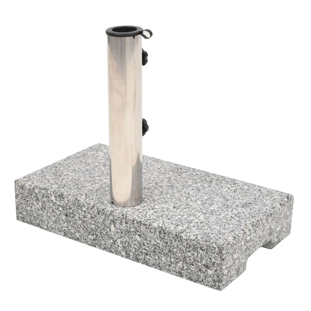 Pied de parasol granit rectangulaire 25 kg