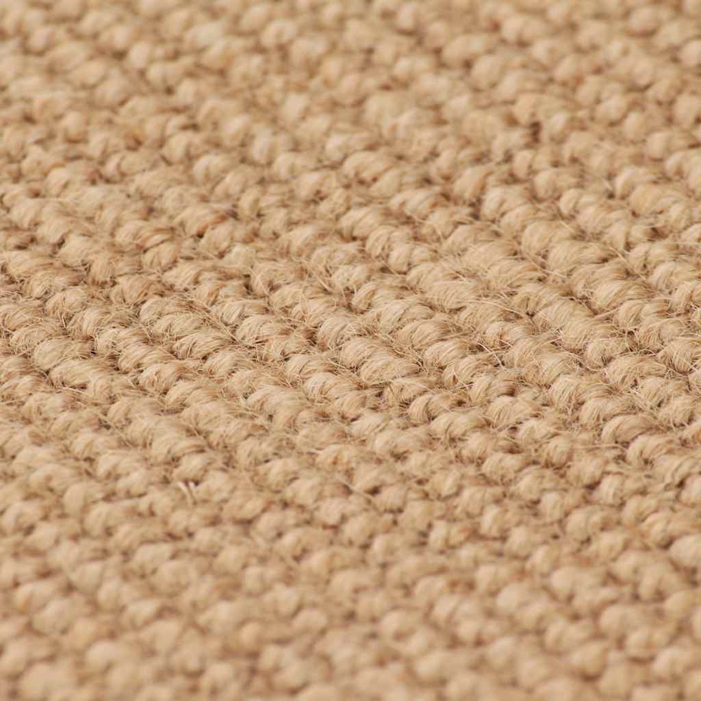 Teppich Jute mit Latexrücken 160x230 cm Natur
