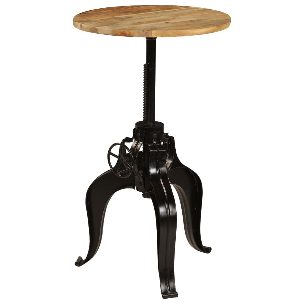 Bartisch Massivholz Mango 60×(76-110) cm