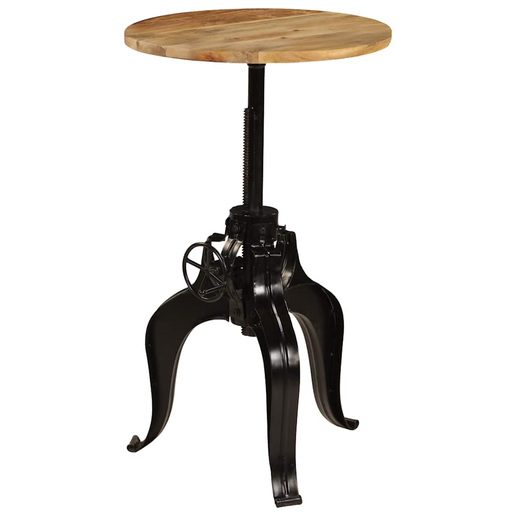 Bartisch Massivholz Mango 60×(76-110) cm