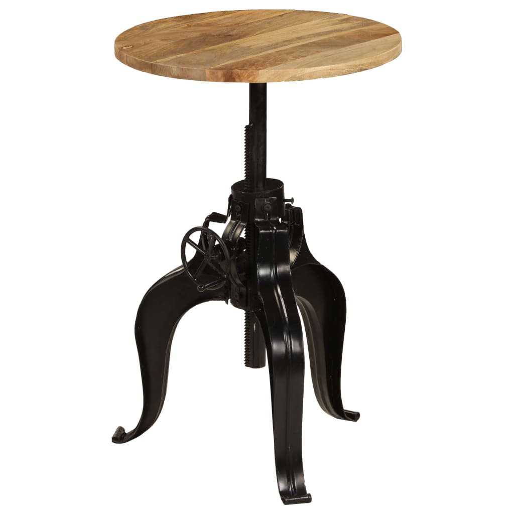 Bartisch Massivholz Mango 60×(76-110) cm