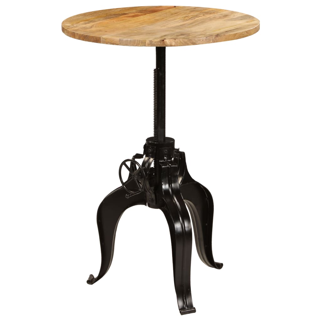 Bartisch Massivholz Mango 75x(76-110) cm