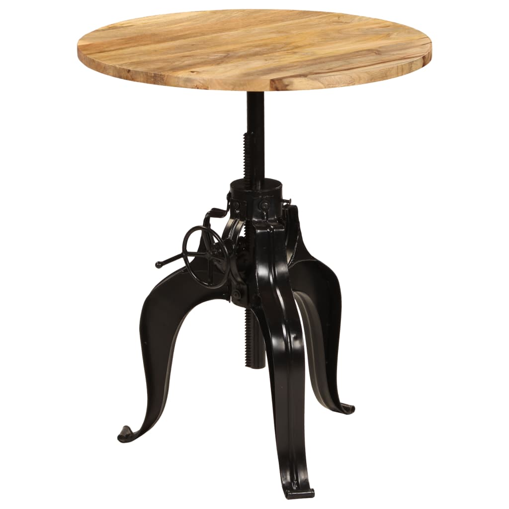Bartisch Massivholz Mango 75x(76-110) cm