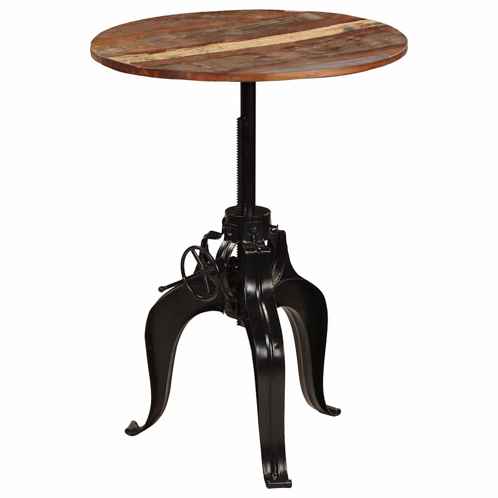 Bartisch Altholz Massiv 75x(76-110) cm