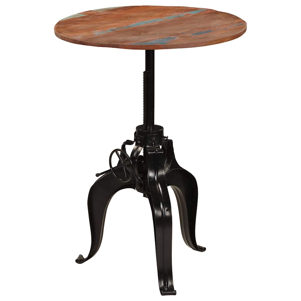 Bartisch Altholz Massiv 75x(76-110) cm