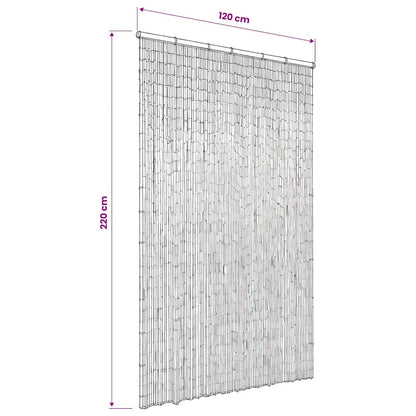 Insektenschutz Türvorhang Bambus 120 x 220 cm