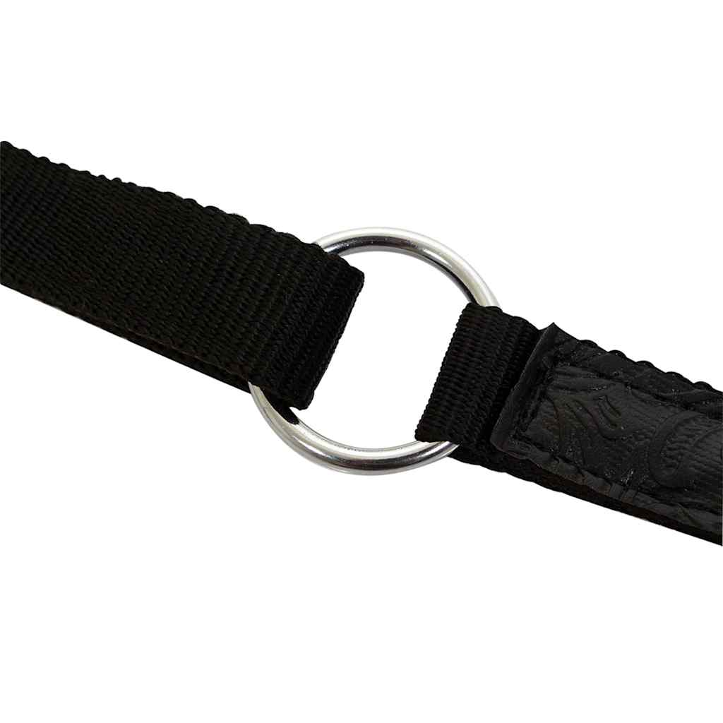 Western-Sattel, Halfter & Brustblatt Echtleder 17" Schwarz