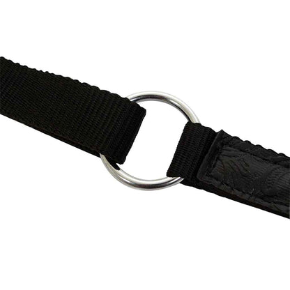 Western-Sattel, Halfter & Brustblatt Echtleder 17" Schwarz