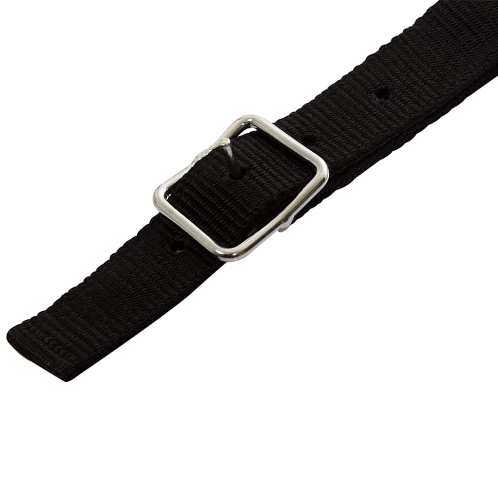 Western-Sattel, Halfter & Brustblatt Echtleder 17" Schwarz