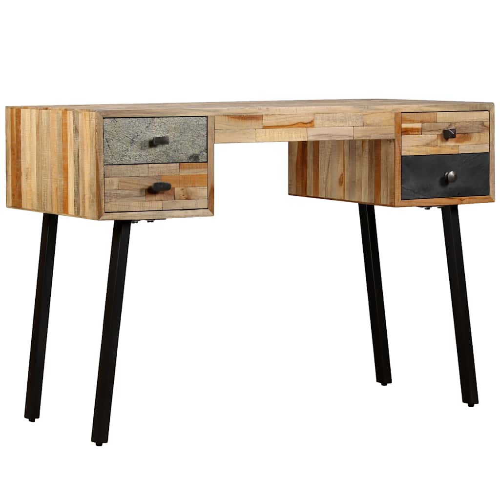 Schreibtisch Wiederverwertetes Teak Massivholz 110 × 50 × 76 cm