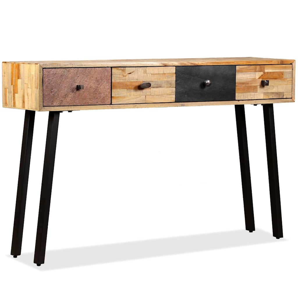 Konsolentisch Recyceltes Teak Massiv 120 x 30 x 76 cm