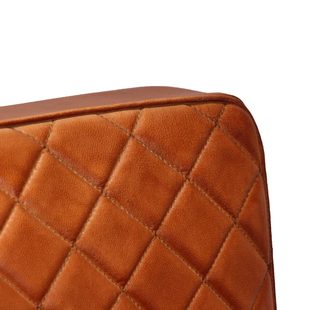 Sessel Hellbraun Echtleder