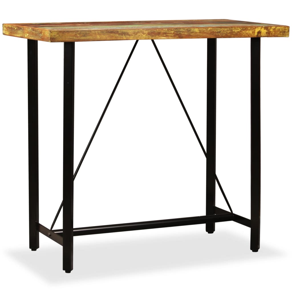 Bartisch Altholz Massiv 120x60x107 cm