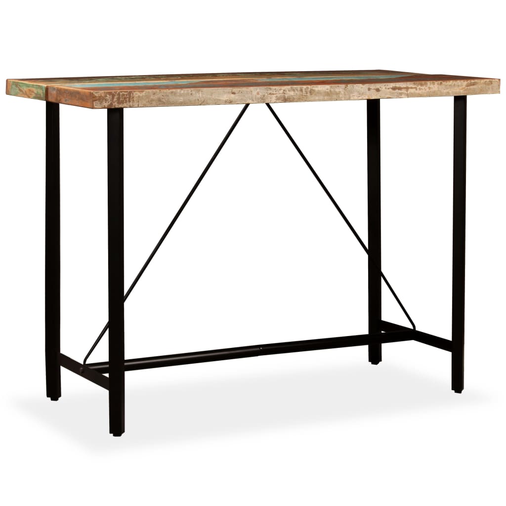 Bartisch Altholz Massiv 150x70x107 cm